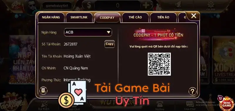 Các kênh giao dịch tại sun win