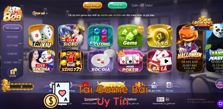 Giao diện game B29