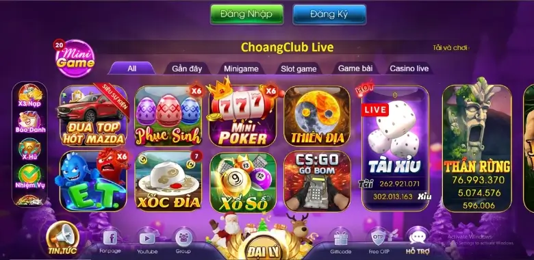 Tải choangclub.live apk ios pc